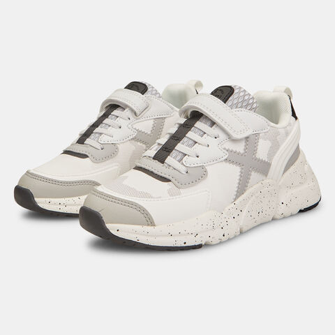 Sneakers de niño Munich con velcro, Blanco Sneakers de niño Munich con velcro, Blanco